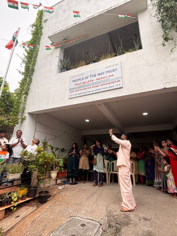 flag hoisting POTW church